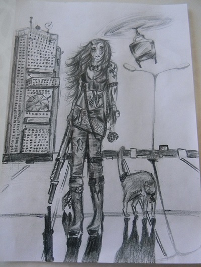 классные рисунки, киллер
